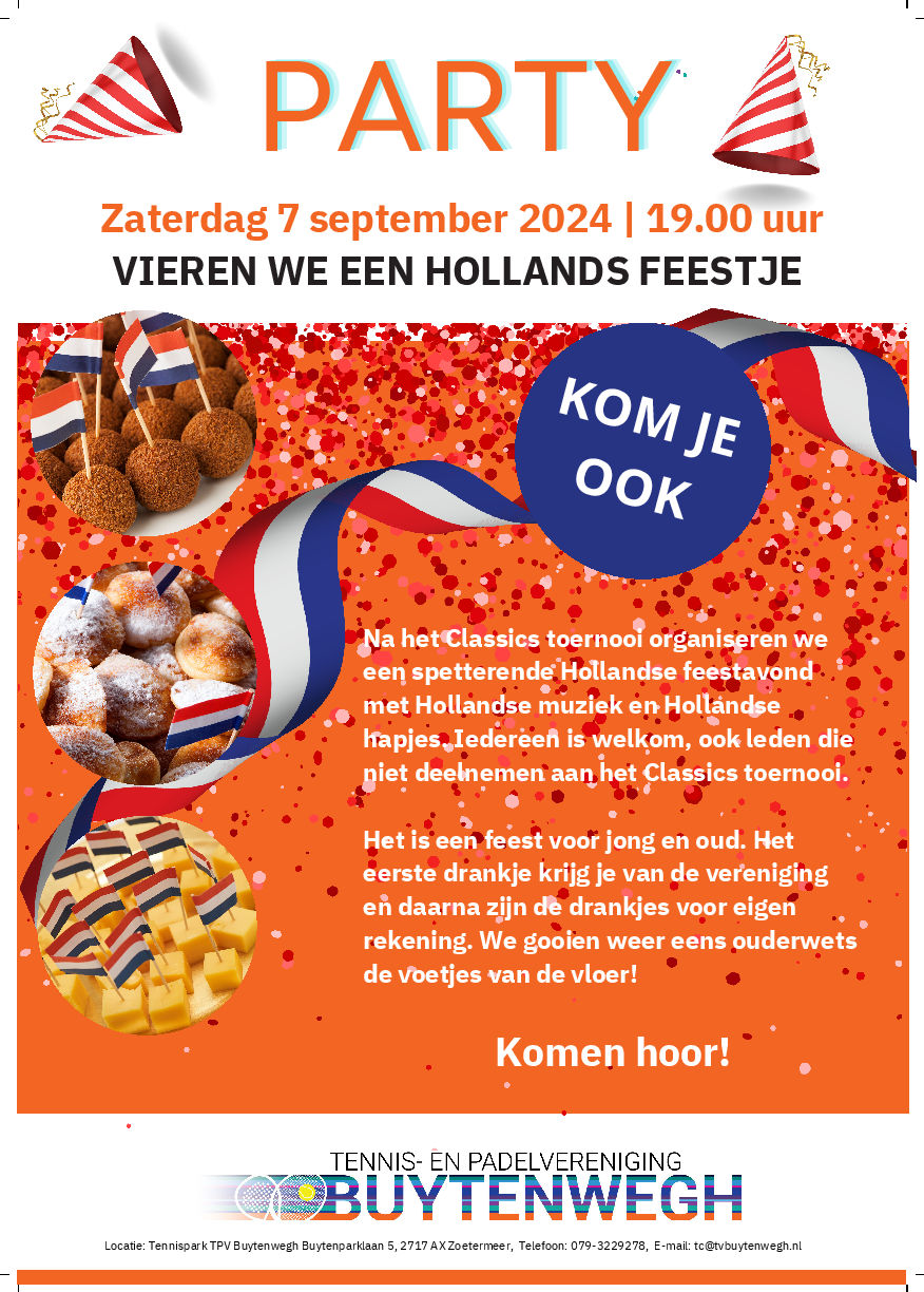 PARTY... PARTY....PARTY... ZATERDAG 7 SEPTEMBER