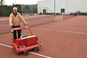 Steen/gravel poeder uit onze Topclay-mat